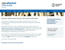 Tablet Screenshot of alumni.ch